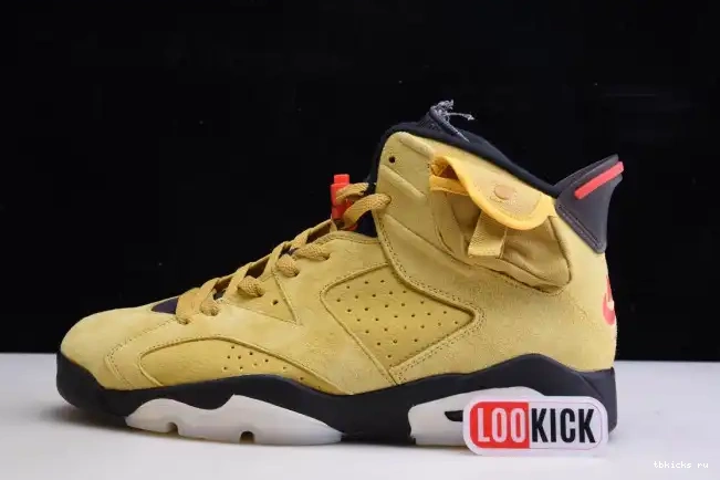 Cheap TB SCOTT CN1084-300 AIR TRAVIS YELLOW X JORDAN 6 0509